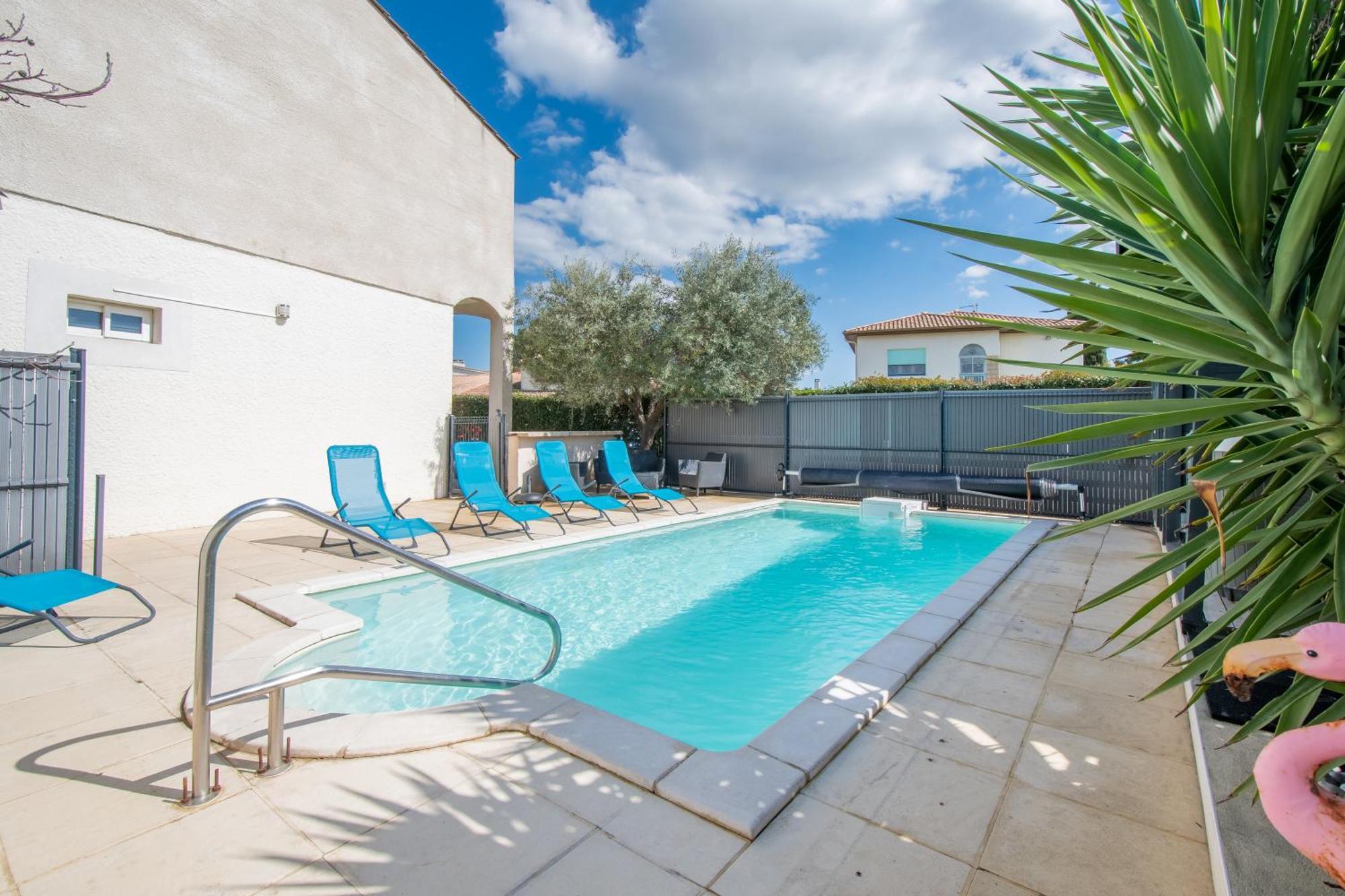 Guesthouse La Costiere - Logements Independants - Espace Piscine Jacuzzi Lunel  Zewnętrze zdjęcie